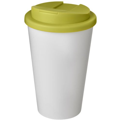 Gobelet isolant promotionnel 350ml Americano® Blanc et Citron vert